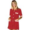 Ristosubito Casacca Dacca da donna MANICA CORTA 65% Poliestere 35% Cotone ROSSO + RIGHE ROSSE Disponibile in diverse taglie Modello 006207