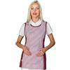 Ristosubito Grembiule papeete da donna 65% Poliestere 35% Cotone Bordeaux+riga Bordeaux Modello 013003
