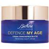 Bionike Defence My Age - Crema Rinnovatrice Viso Notte Anti Age con Burro di Karitè, Nutre e Rafforza la Pelle, Contrasta Secchezza e Invecchiamento, Dona Tonicità e Luminosità, 50 ml