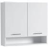 Colavene - Pensile 2 ante 1 ripiano interno 50x24x70h - 27500L : Finitura colacril - Bianco