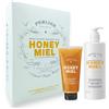 Perlier Honey - Cofanetto Doccia Gommage 250ml + Latte per il Corpo 400ml