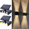 Lampada Da Parete Solare | 2 Pezzi Con 6 LED, Impermeabile IP65 - Foto 8