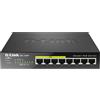 D-Link DGS-1008P switch di rete Non gestito Gigabit Ethernet (10/100/1000) Supporto Power over (PoE) Nero