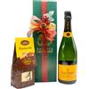 Confezione Regalo Singola Champagne Veuve Cliquot E Cioccolatini