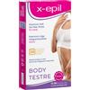 X-Epil - strisce di resina gel premium pronte all'uso (12 pezzi) - per il corpo