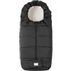 Nuvita 9445 Junior Essential| Sacco Universale per Passeggino | Perfetto per Bambini da 6 a 36 Mesi (100 cm) | Resistente a Temperature Fino a 0°C, anti Vento e Pioggia | Nero