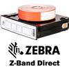 Zebra 10006995-1K - Braccialetti Zebra Rosso Z-Band Direct Polipropilene