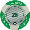 Juego Poker Chips/Fiches Tournament con valore 25, Gioco da Tavolo, Gioco di Società, Verde