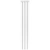 Fondital 82LAM01404 Radiatore in alluminio estruso Garda DUAL 80, 1600 mm, 4 elementi, bianco