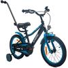 sun baby Tiger Bike Bicicletta per bambini 16 pollici ruota dimensioni, 3-6 anni, bicicletta da bambino con rotelle, bmx da bambino (16 pollici, Blu Neon)