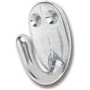 Gancio semplice ottone cromato
