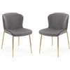 Julian Bowen, Set di 2 sedie da pranzo Harper, grigio
