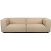 KARTELL divano a 2 posti PLASTICS DUO XL 228 cm - 7098+7099/72