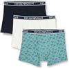 Emporio Armani Men's 3-Pack Core Logoband Boxer, Black/Black/Black 1, S (Pacco da 3) Uomini