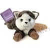 Habibi Peluche a forma di gatto, per bambini e adulti, cuscino riscaldante per microonde, peluche riscaldabile, calore benefico per relax e comfort