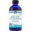 Nordic Naturals, Arctic Cod Liver Oil, 1060 mg di Omega-3 dall'Olio di Fegato di Merluzzo, con EPA e DHA, Gusto Arancia, 237 ml, Testato in Laboratorio, Senza Soia, Senza Glutine, Non OGM