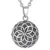 EUDORA Harmony Ball Collana Angeli Gravidanza Ciondolo Chiama Angeli Collane da Donna Fiore della vita Messicana Maternita per Future madre Regalo Originale Bel Gioielli, 114cm+76cm
