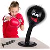 BOXOB Sacco da boxe da scrivania, con ventosa, per alleviare lo stress, divertente sacco da boxe con elefante bianco, regalo divertente per bambini, adulti, colleghi, amici, ufficio