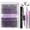 WENDY LASHES Kit Ciuffetti Ciglia Fai Da Te C Curl 0,07mm Mix 12-16mm 20D+30D