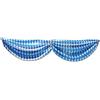 Beistle 54677 Festone Oktoberfest in tessuto, 1,5 m, blu/bianco