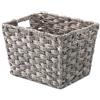 Whitmor Split Rattique - Borsa a Secchiello Grigio