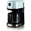 Ariete 1396 Macchina da caffè con filtro Moderna, Caffè americano, Capacità fino a 15 tazze, Base riscaldante, Display LCD, Filtri estraibili e lavabili, Bianco