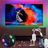 ETRLNXY RGBIC Striscia LED 5 metri, Dreamcolour TV Retroilluminazione con APP & Telecomando Controllo per 65 a 85 pollici TVs, USB LED Striscias IC Integrato LEDs per PC Monitor Sala giochi