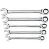 GEARWRENCH Set di chiavi metriche combinate a cricchetto, 5 pezzi, 12 punti, 93004D