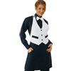 Ristosubito Grembiule Garcon unisex 100% Poliestere Bianco e nero Modello 037000