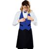 Ristosubito Grembiule Garcon unisex 100% Poliestere nero e blu Modello 037006