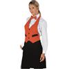 Ristosubito Grembiule Garcon unisex 100% Poliestere nero e arancione Modello 037011