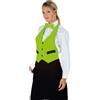Ristosubito Grembiule Garcon unisex 100% Poliestere Nero + verde mela Modello 037026