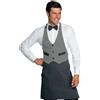 Ristosubito Grembiule Garcon unisex 100% Poliestere Antracite + grigio Modello 037087