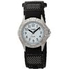 Timex Orologio Timex Kids 28mm - Cassa argentata con quadrante bianco e cinturino in tessuto nero T79051