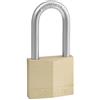 Master Lock 140DLF - Lucchetto in ottone massiccio con chiave, confezione da 1