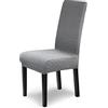 sh SCHEFFLER-HOME LIVE HOMESTYLE SCHEFFLER-Home Coprisedie Stretch Emil/Coprisedie Stretch Grigio Set di 2 / Coprisedie Elastico/Coprisedie Altalena/Coprisedie Stretch Flanella Schienale Alto con Banda Elastica