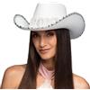 Boland 01436 - Cappello da cowboy Sposa, cappello per JGA, carnevale e feste a tema, matrimonio, sposa