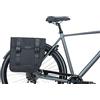Basil Tour XL, Borsa Doppia per Bicicletta Unisex Adulto, Nero, 35 Litri