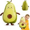 DASIAUTOEM Peluche Avocado, Cuscino Avocado Morbido 45 cm, Regalo per Bambini, Cuscino Peluche Ripieno, Cuscino Schienale Divano, Cuscino Peluche per Auto, Divano, Camera da Letto Soggiorno