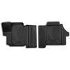 Element tappetini in gomma 3D premium su misura adatti per PEUGEOT Boxer, Mk 1 (I), 2014->, Furgone, 2 pezzi.