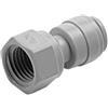 Dm fit Raccordo innesto rapido femmina diritto tubo 3/8" filetto 3/8"