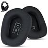 Wzsipod Tessuto sostituzione padiglioni auricolari per Logitech G733 Gaming Headset, anche Fit Logitech G335 cuffie senza fili, accessori EarPads con rete morbida e schiuma (nero)