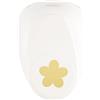 Vaessen Creative 21493-080 - Fustella a Forma di Fiore, 8,9 cm, Misura Grande, 1 Pezzo, Fino a 160 G/M², per Carta e Scrapbooking, Colore: Bianco/Rosa