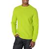 Amazon Essentials Maglione Girocollo in Cotone Testurizzato vestibilità Oversize Uomo, Verde Lime, 6XL Plus
