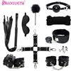 Paloqueth BDSM Bondage Set Black 10 pieces