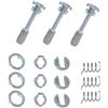 Twowinds - Cilindro Serratura 6N0837223A Compatibile con VW Polo 6N1 6N2 (1994-2001) - Porta Anteriore Sinistra e Destra - Paletta eccentrica (3 set)