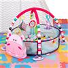 BAKAJI Palestrina Box Tappeto Neonato Bambino Maialino con Recinto Palline Idea Regalo