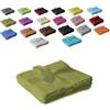 EXKLUSIV HEIMTEXTIL Set di asciugamani con fiocco, set da 4 pezzi, 30 x 30 cm, Kiwi