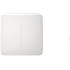 Ajax SOLOBUTTON Bianco Pulsante Solo interruttore luce Ajax Systems 2 moduli (2gang)