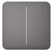 Ajax SOLOBUTTON Grigio Pulsante Solo interruttore luce Ajax Systems 2 moduli (2gang)